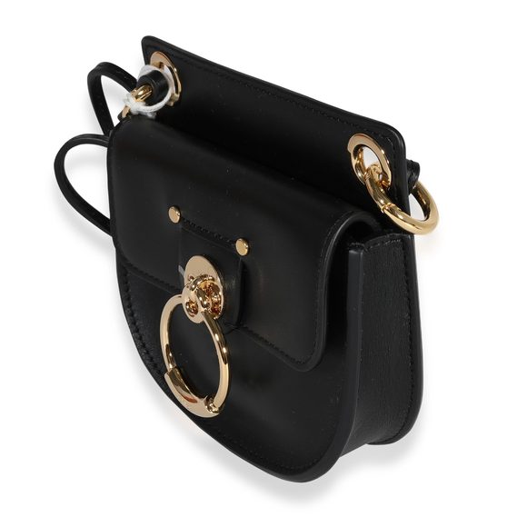 Chloe Black Leather The Mini Flat Pouch - Picture 2 of 4